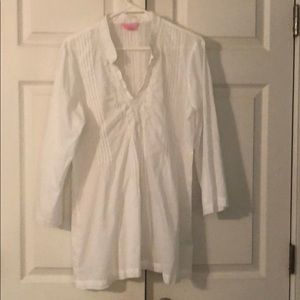 Lilly Pulitzer beaded tunic top